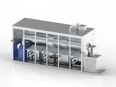 Detailed 3D Pickling Machine - Industrial Equipment Model 3D print model