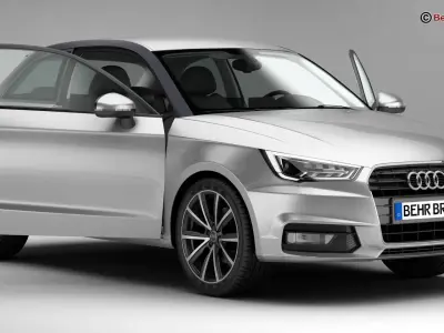 Audi A1 2015 3D model