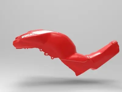 DUCATI PANIGALE V4 FUEL TANK SERBATOIO  3D print model