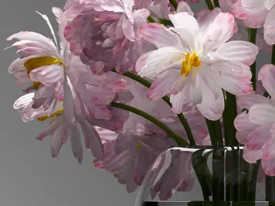 Flower Vase Set 3D model