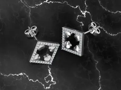 Jewelry Earring 3D print model