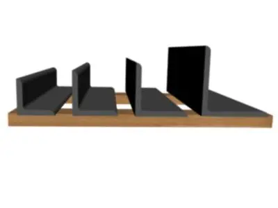 5 8in Thick Egual Angle 3D model