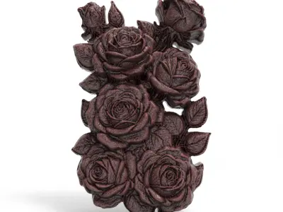 rose cnc model  3D print model