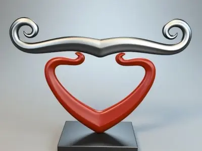 Abstract Figure 3D model 31