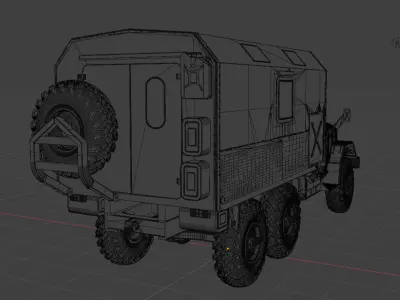 zil 131   3d model   3D print model