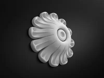 Carved rosette  3D model
