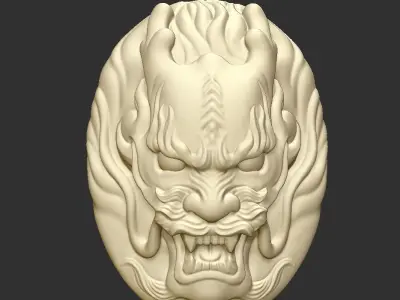 dragon head 3D print model