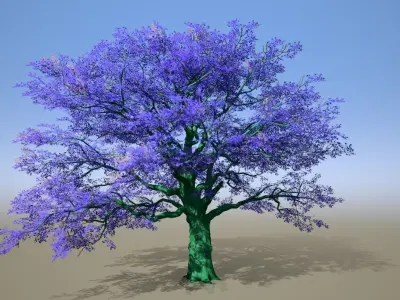 Stylized Tree Vol 1 All in one Pack 3D model