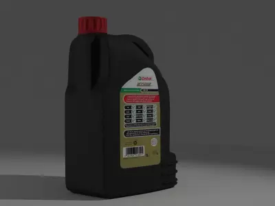Engine oil bottle 3D model