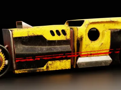 6 Racing Cars Low-poly 3D model