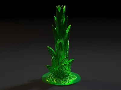 Alien plant 3D print model