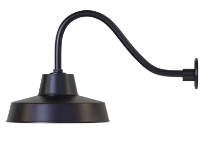 Canarm Ltd Barn Light Black Outdoor Wall Light Low-poly 3D model