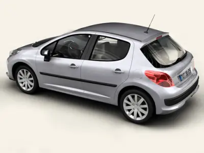 Peugeot 207 5 door 3D model