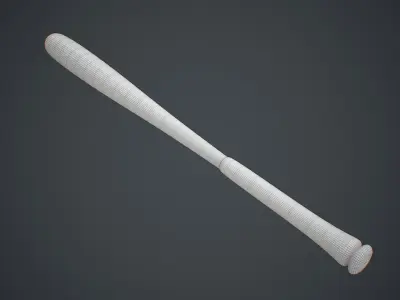 Baseball Bat Low-poly 3D model