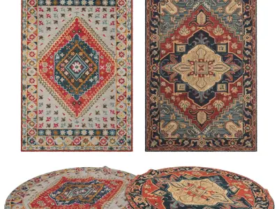Rugs No 837 Low-poly 3D model