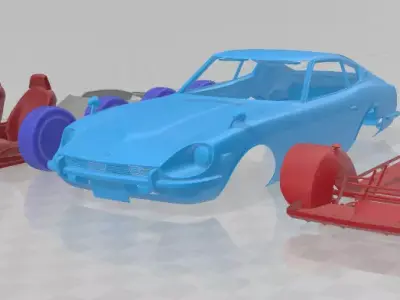 Datsun 240Z - Separate Parts Model 3D print model