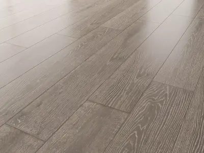 Wood floor Oak Vicksburg Brushed 3D model