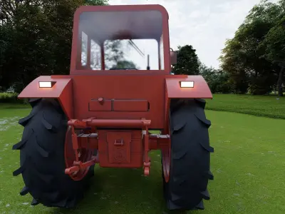 Tractor belarus mtz 80 3D model