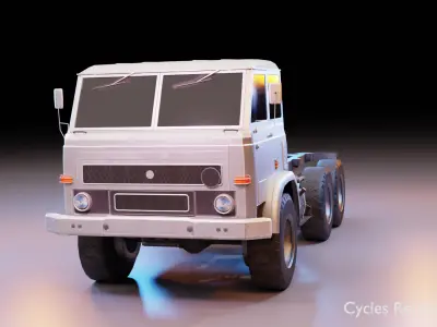 Truck - Star 266 Low-poly 3D model