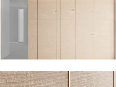 Decorative wall panels set 30 3D model