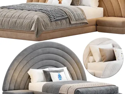 Salana Mini Bed By Thehighwall 3D model