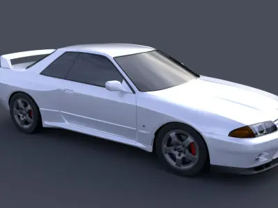 Nissan Skyline GTR R32 3D model