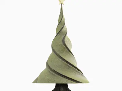 New Year Tree 03 Low-poly 3D model