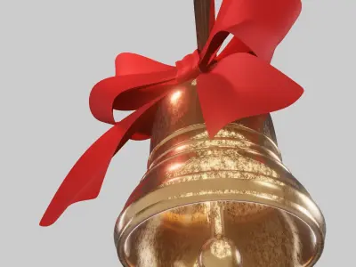 Christmas Bell 01 PBR 3D Low-poly 3D model