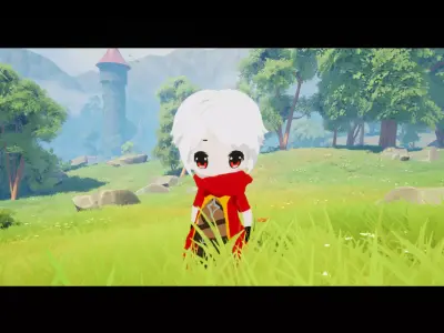 Stylized Character - For Unreal Engine Low-poly 3D model