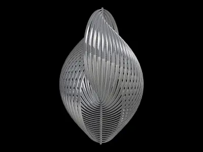 helistic golden spiral 3D print model