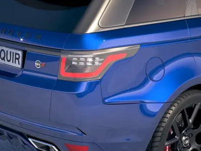 Range Rover Sport SVR 2018 3D model