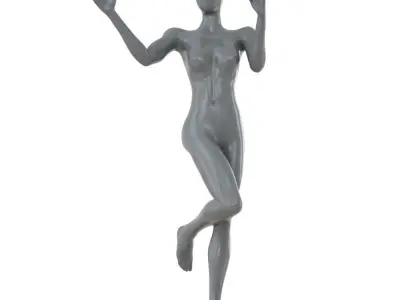 Female Abstract Mannequin 77 3D model