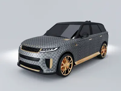 Gucci  land rover range rover sport sv 3D model