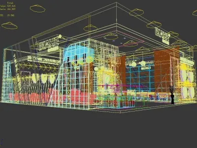 Booth - Area - 12X10-3DMAX2009-02 3D model