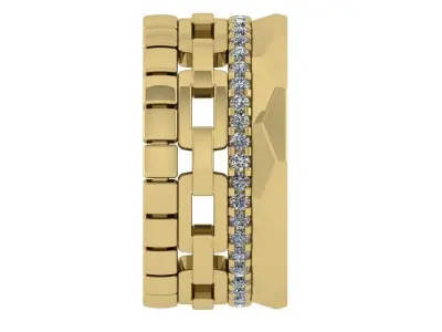 Alliance     Wedding Band 3D print model