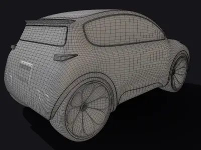 Toy car 3D model