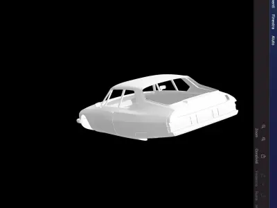 Citroen SM 3D print model