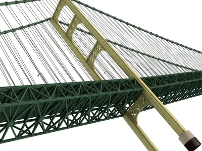Mackinac Bridge 3D model