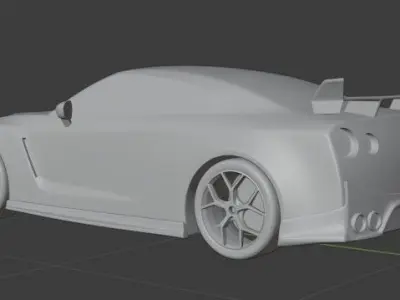 3D printable solid car 3D print model buy
