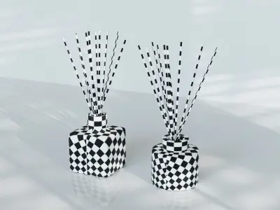Room Fragrance Reed Diffusers 3D model