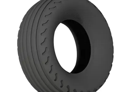 Automotive Truck Tyre 3D print model