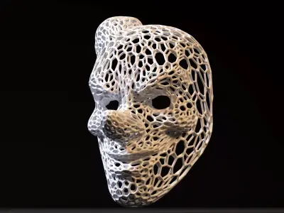 Scary Payday mask 3D print model