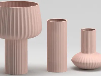 Vase 37 Set 3D model