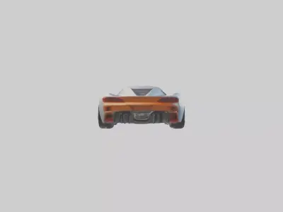 Sports Car Model 1 Low-poly 3D model