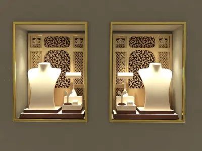 jewellery design Low-poly 3D model