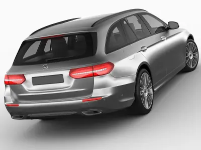 Mercedes E-class T-modell AMG 2017 3D model
