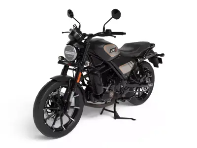 Harley Davidson X440 - Matte Black - Game Ready 3D Model Low-poly 3D model