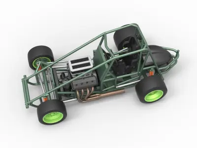 Pavement Sprint car Base Scale 1 to 25 3D print model