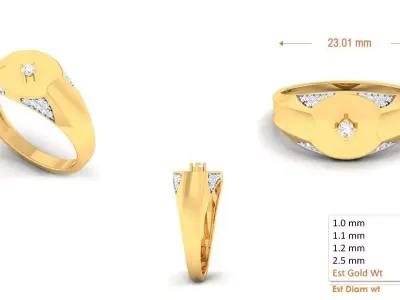 Round Goldie 3D model