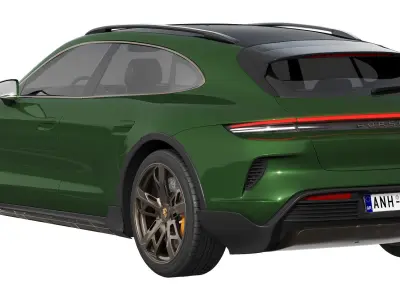 Porsche Taycan Turbo Cross Turismo 2024 3D model